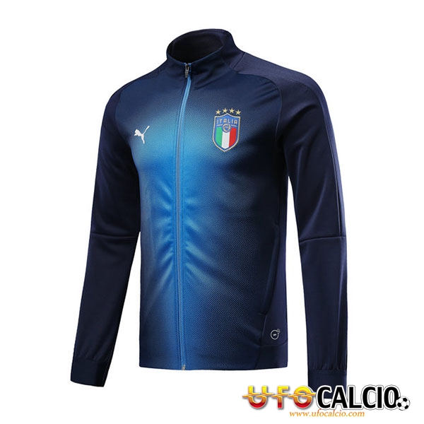 Giacca Calcio Italia Blu Marino 2017 2018