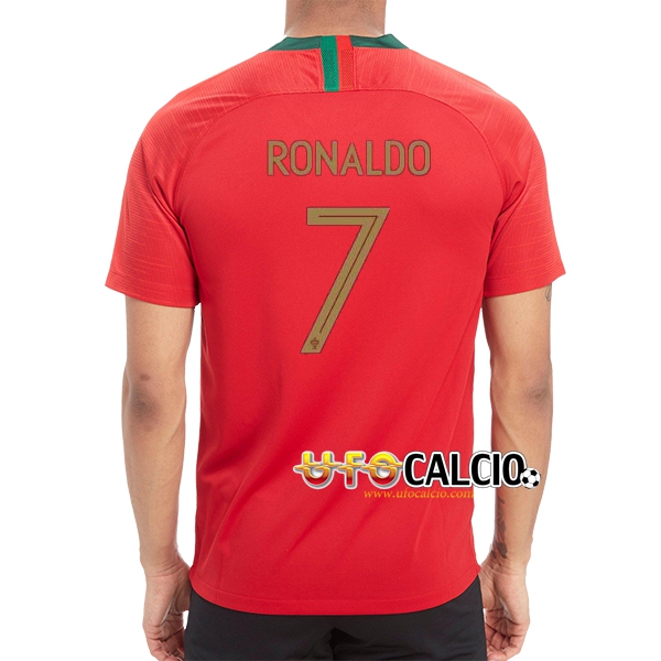 Prima Maglia Nazionale Portogallo (Ronaldo 7) Calcio 2018 2019