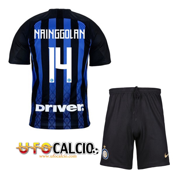 Prima Maglia Inter Milan (NAINGGOLAN 14) Bambino 2018 2019 + Pantaloncini