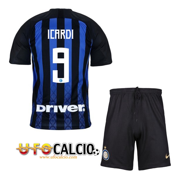 Prima Maglia Inter Milan (ICARDI 9) Bambino 2018 2019 + Pantaloncini