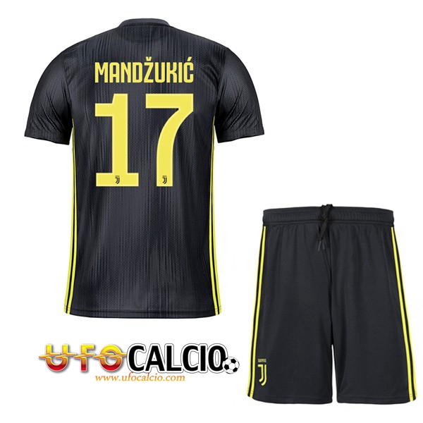 Terza Maglia Juventus (MANDZUKIC 17) Bambino 2018 2019 + Pantaloncini