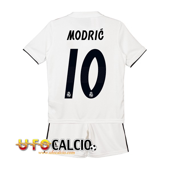 Prima Maglia Real Madrid (10 MODRIC) Bambino 2018 2019 + Pantaloncini