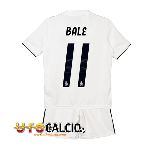 Prima Maglia Real Madrid (11 BALE) Bambino 2018 2019 + Pantaloncini