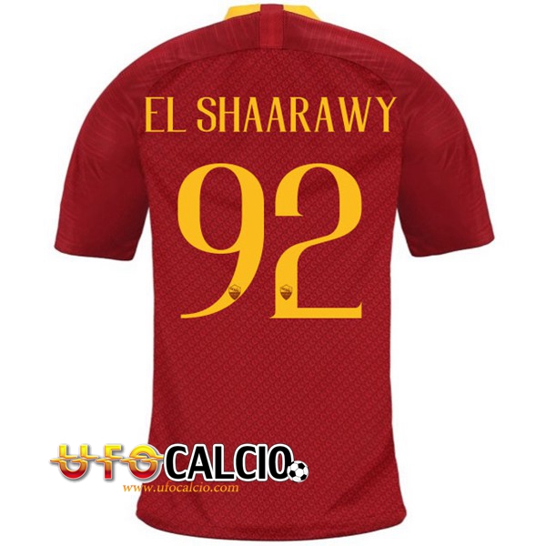 AS Roma Prima Maglia EL SHAARAWY 92 2018 2019