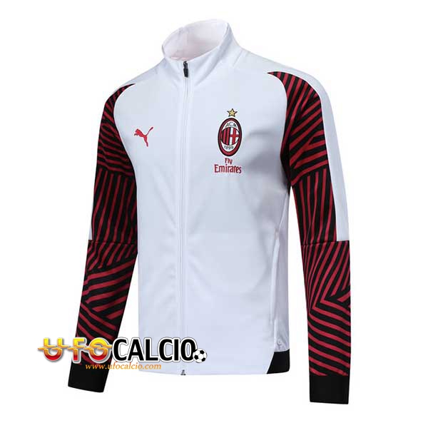 Giacca Calcio AC Milan Bianco/Rosso 2018 2019
