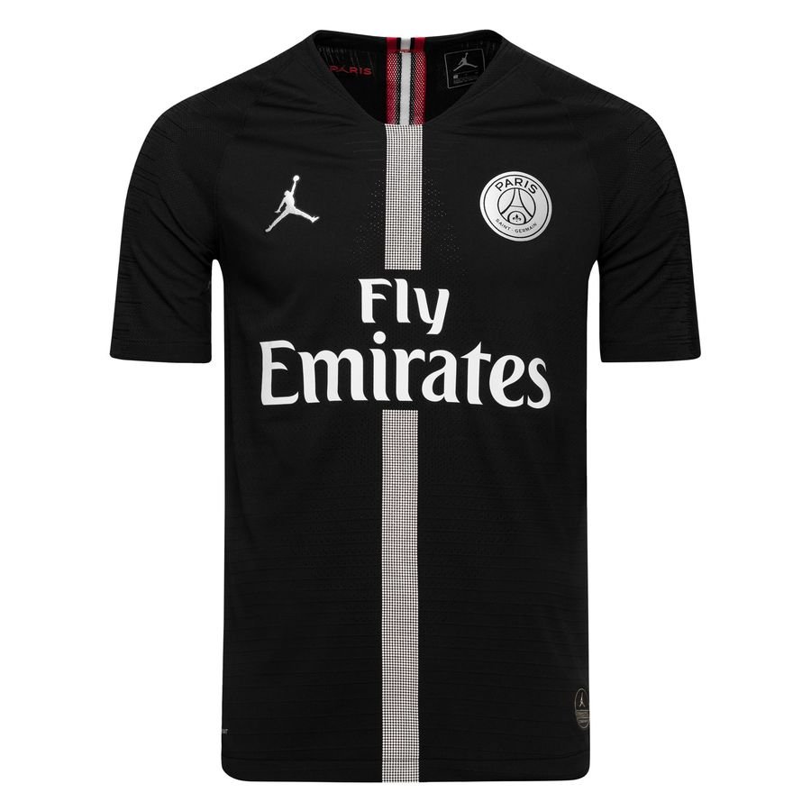 Nuovo Maglia Calcio Jordan PSG Seconda Terza  Nero 20182019