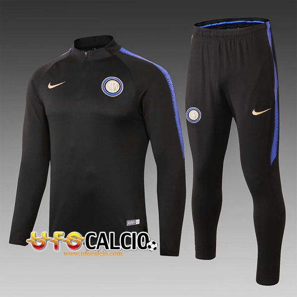 Tuta Calcio Inter Milan Bambino Blu scuro 2018 2019 (Felpa Allenamento + Pantaloni)