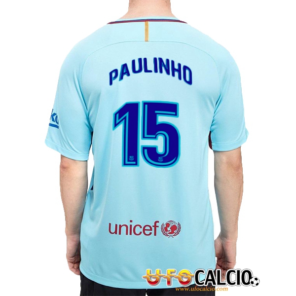 FC Barcellona Seconda Maglia Paulinho 15 2017 2018