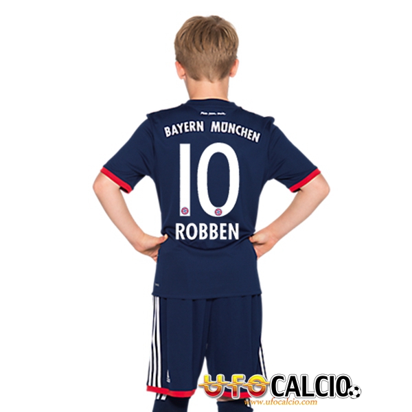 Seconda Maglia Bayern Monaco (ROBBEN 10) Bambino 2017 2018 + Pantaloncini