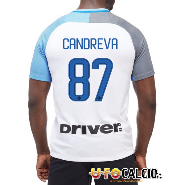 Nuovo Seconda Maglia Inter Milan Candreva 87 2017 2018