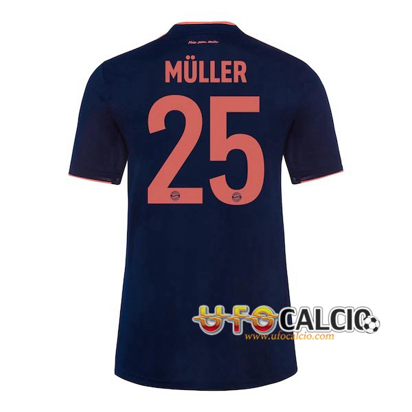 Maglia Calcio Bayern Monaco (MULLER 25) Terza 2019 2020