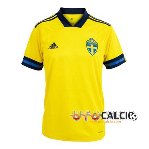 Maglia da calcio Svezia 2021 Svezia Soccer Maglietta