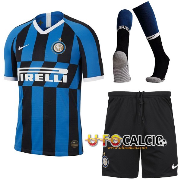 Kit Maglia Calcio Inter Milan Prima + Calzettoni 2019 2020
