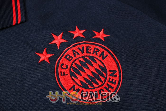 Nuova Kit Maglia Polo Bayern Monaco + Pantaloni Blu Scuro ...