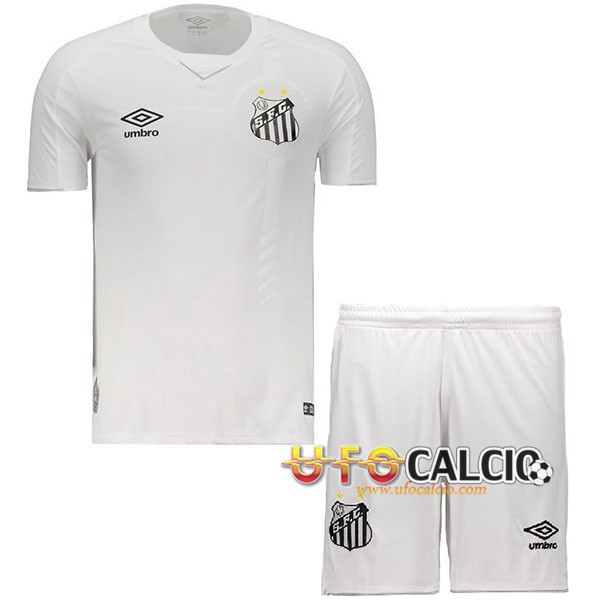 Nuova Prima Maglia Santos FC Bambino 2019 2020 Pantaloncini