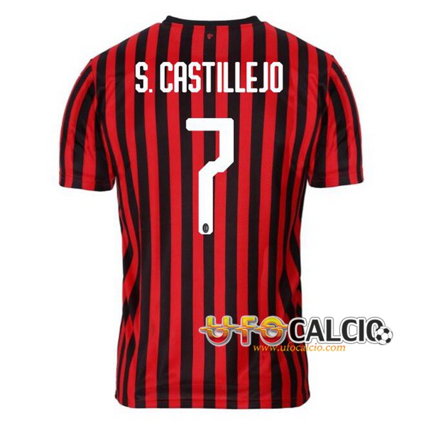 Maglia Calcio Milan AC (S.CASTILLEJO 7) Prima 2019 2020