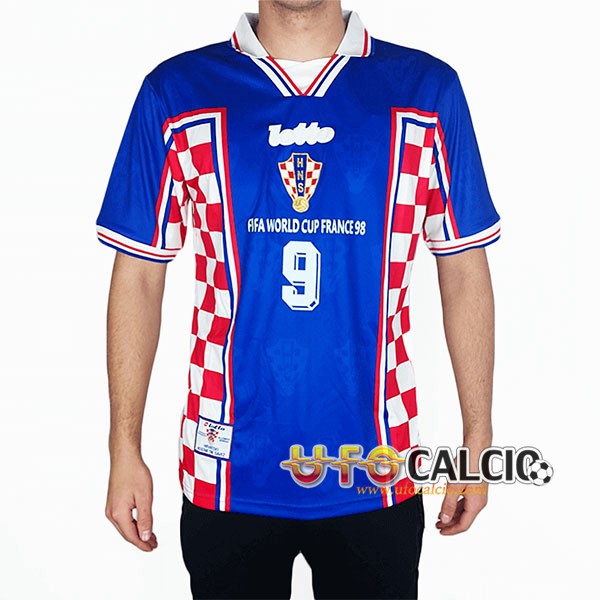 Maglia Calcio Croatie Seconda 1998