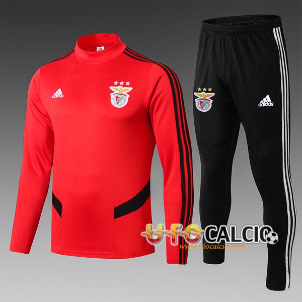 Tuta Allenamento Benfica Bambino Rosso 19/20 - Felpa + Pantaloni