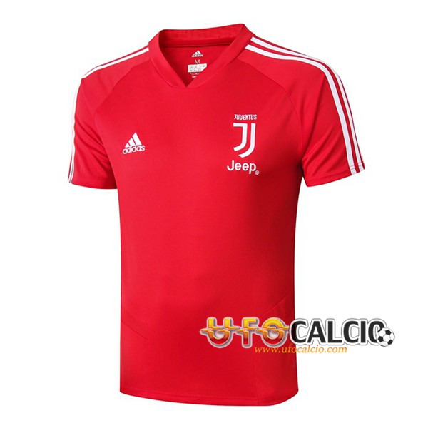 T Shirt Allenamento Juventus Rosso 2019 2020