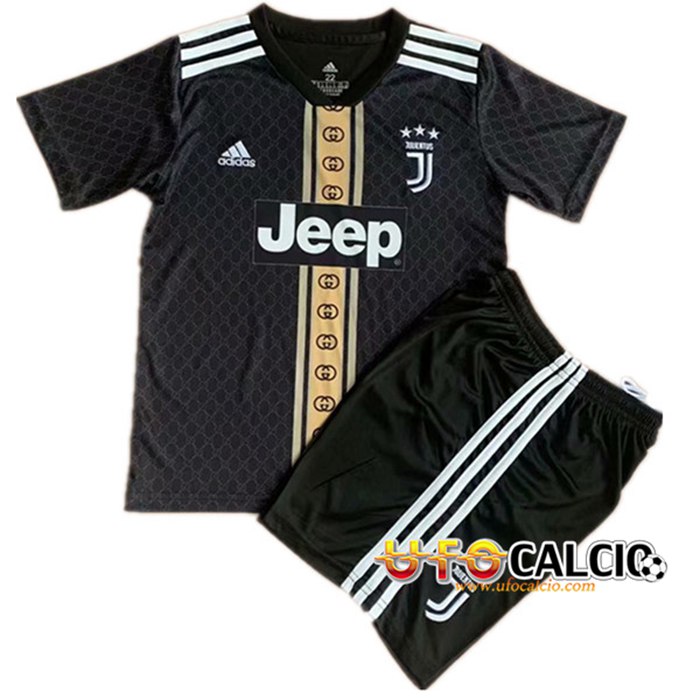 Maglie Calcio Juventus Bambino Concept Edition Nero 2021/2022