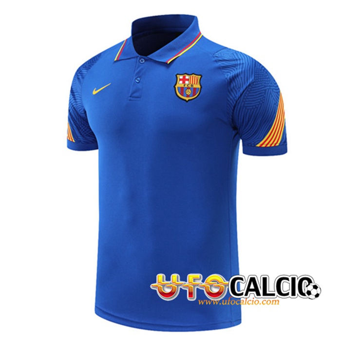 Maglia Polo FC Barcellona Blu 2021/2022