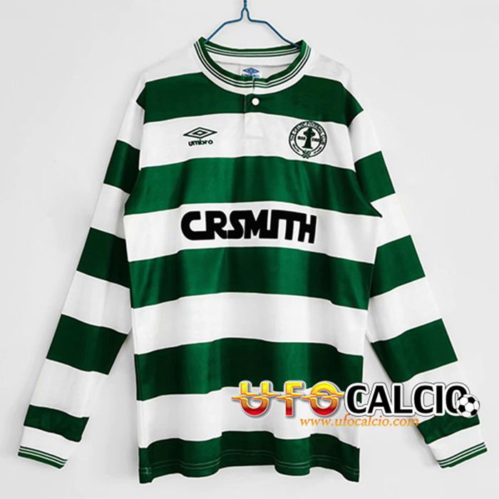 Maglie Calcio Celtic FC Retro Prima Manica Lunga 1987/1988