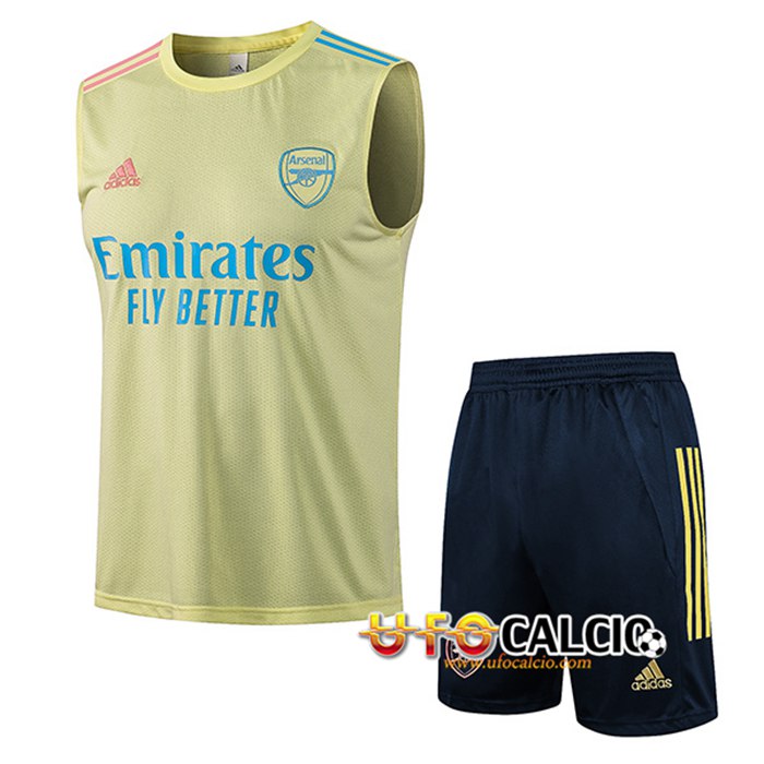Kit Maglia Allenamento Arsenal Pantaloncini Verde 2021/2022