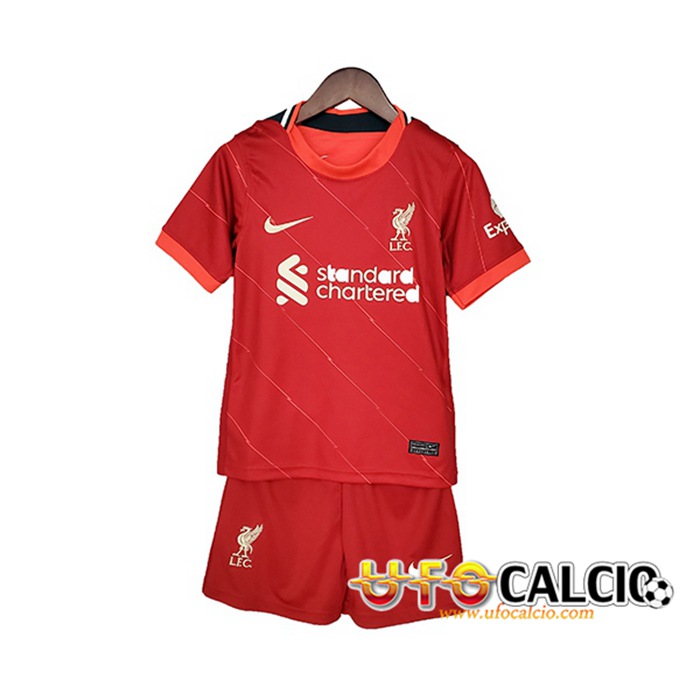 Maglie Calcio FC Liverpool Bambino Prima 2021/2022