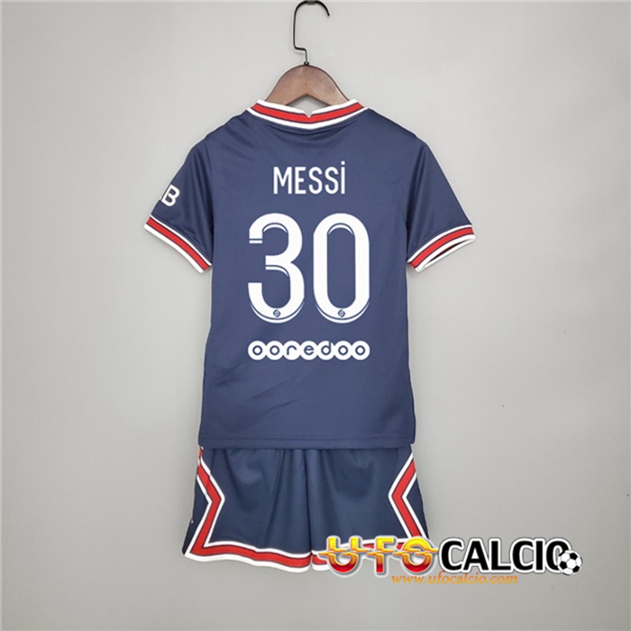 Maglie Calcio PSG Bambino MESSI 30 Prima 2021/2022