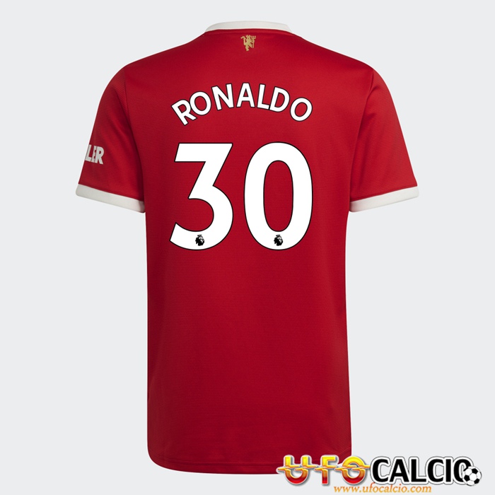 Maglie Calcio Manchester United Ronaldo 30 Prima 2021/2022