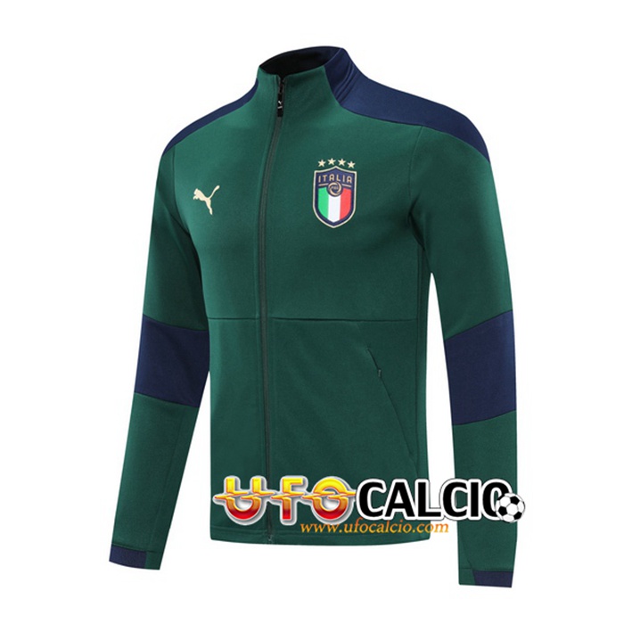 Giacca Calcio Italia Verde 2020/2021