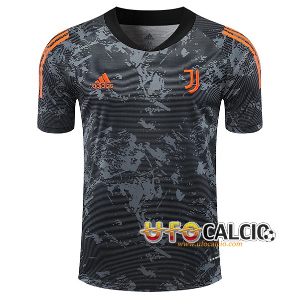 T Shirt Allenamento Juventus Grigio/Giallo 2020/2021