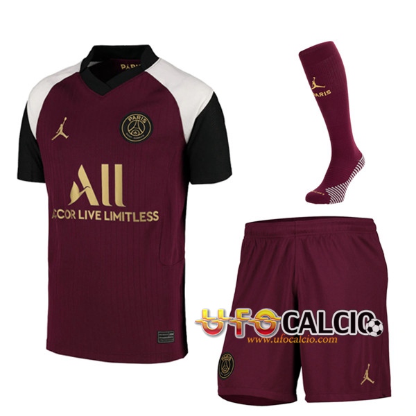 Kit Maglia Calcio PSG Terza (Pantaloncini+Calzettoni) 2020 2021