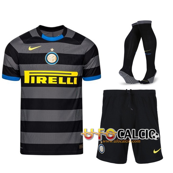 Kit Maglia Calcio Inter Milan Terza (Pantaloncini+Calzettoni) 2020 2021