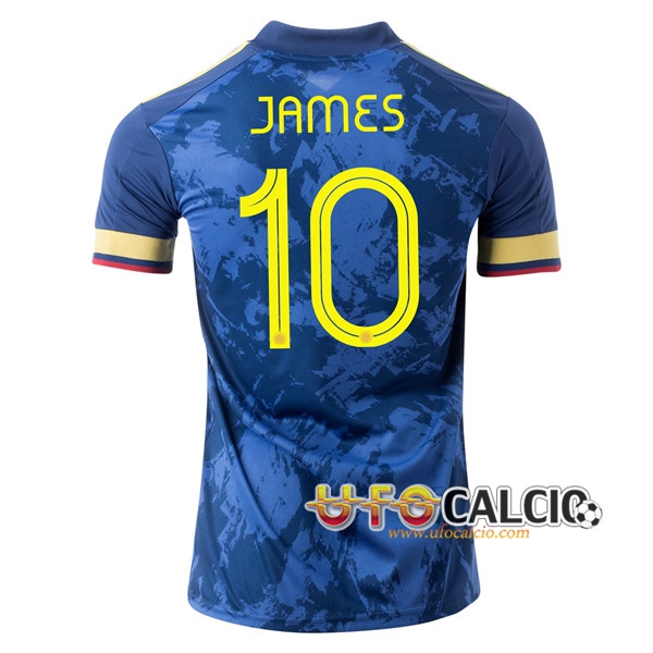 Maglia Calcio Colombia (JAMES 10) Seconda 2020 2021