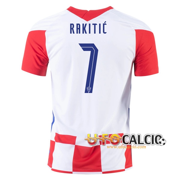 Maglia Calcio Croazia (RAKITIC 7) Prima 2020 2021