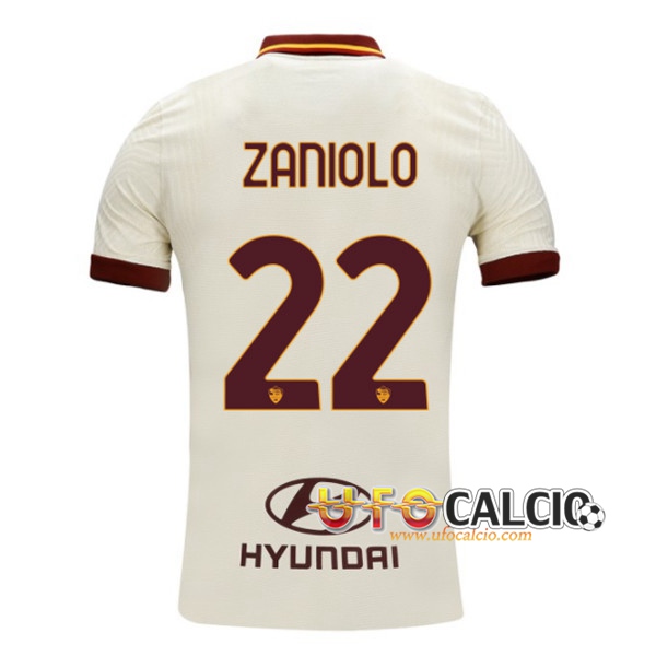 Maglia Calcio AS Roma ZANIOLO 22 Seconda 2020 2021