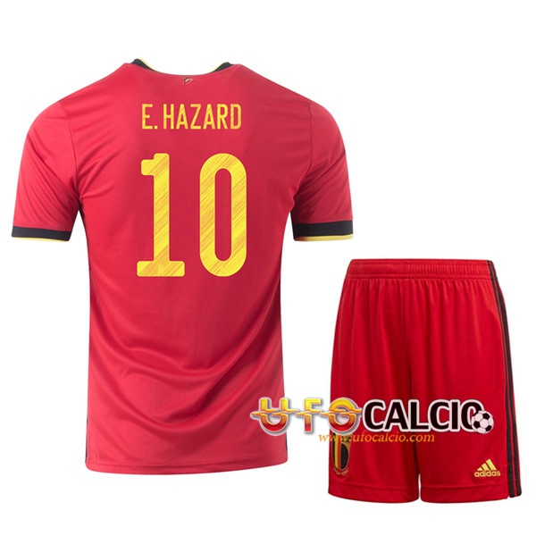 Nuova repliche maglia calcio Belgio Bambino thailandia