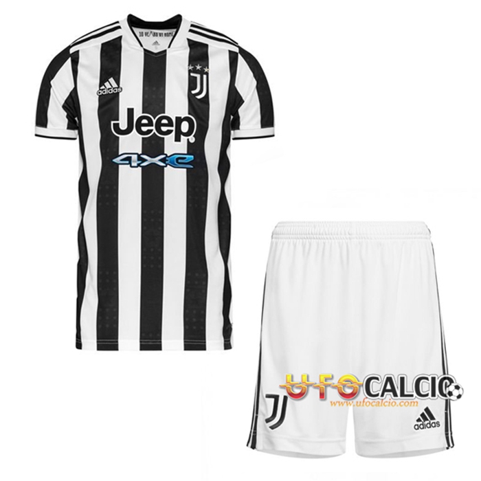 Kit Maglie Calcio Juventus Prima + Pantaloncini 2021/2022