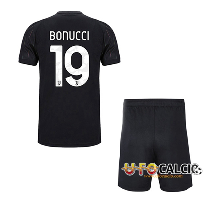 Maglie Calcio Juventus (BONUCCI 19) Bambino Seconda 2021/2022