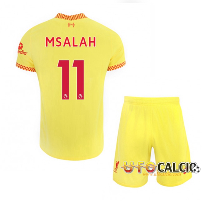 Maglie Calcio FC Liverpool (Mohamed Salah 11) Bambino Terza 2021/2022