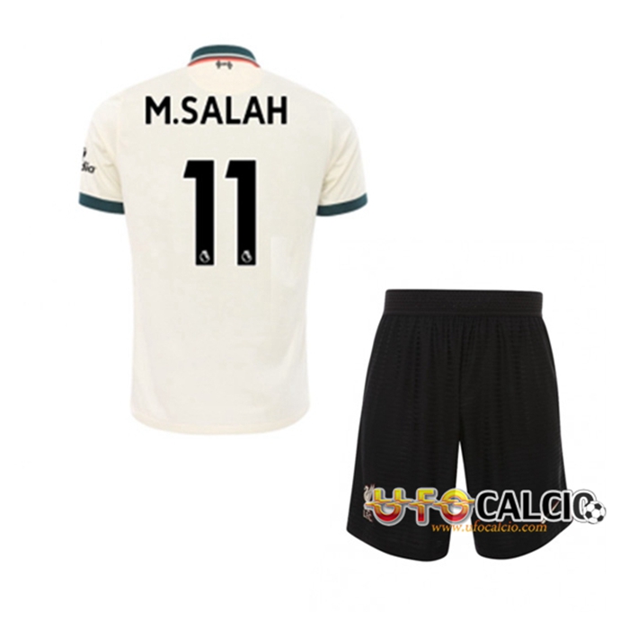 Maglie Calcio FC Liverpool (Mohamed Salah 11) Bambino Seconda 2021/2022