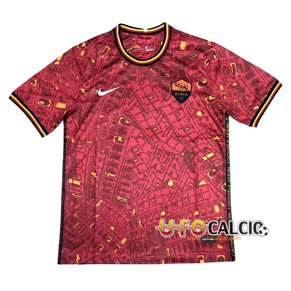 T Shirt Allenamento AS Roma Rosso 2020/2021
