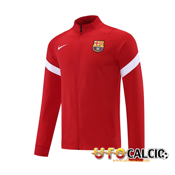 Giacca Calcio FC Barcellona Rosso/Bianca 2021/2022
