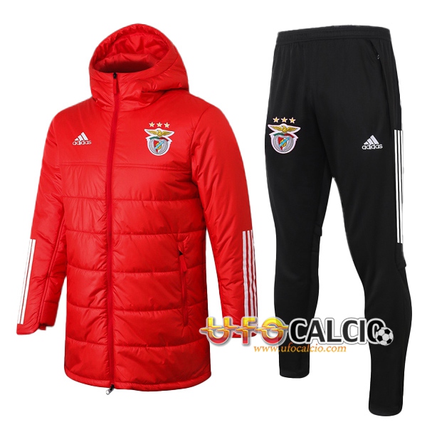 Piumino Calcio S.L Benfica + Pantaloni Rosso 2020 2021