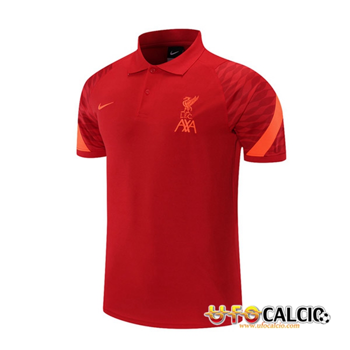 Maglia Polo FC Liverpool Orange/Rosso 2021/2022