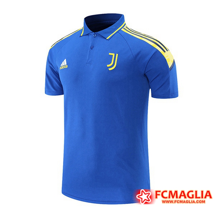 Maglia Polo Juventus Blu/Giallo 2021/2022