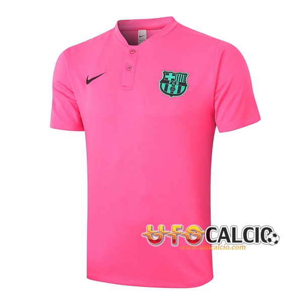 Maglia Polo FC Barcellona Rosa 2020 2021