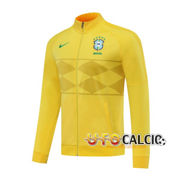 Giacca Calcio Brasile Giallo 2020-2021 | 11calcio-it