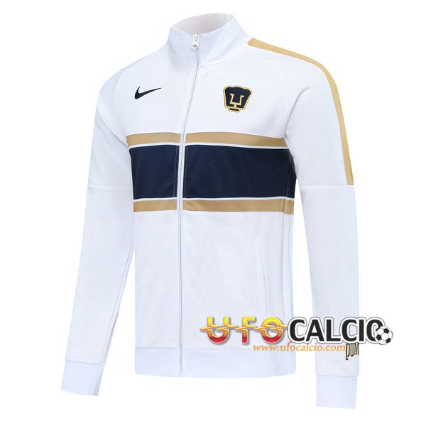 Giacca Calcio Pumas UNAM Bianco 2020-2021 | 11calcio-it